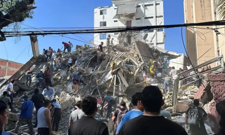 جهود البحث عن ناجين من زلزال كولومبيا تدخل مرحلة حرجة