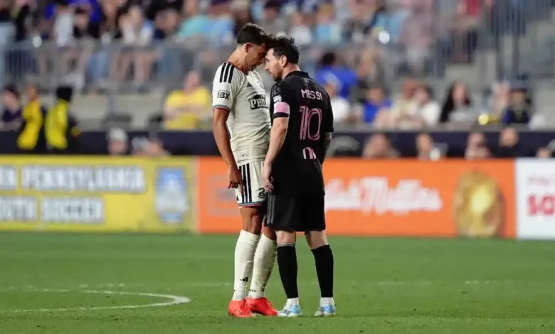 هل يُعاقب ميسي بعد صفعه لاعب فيلادلفيا في الدوري الأميركي؟