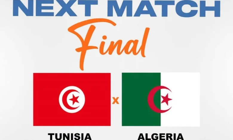 موعد مباراة تونس ضد الجزائر في نهائي ألعاب البحر المتوسط في كرة القدم