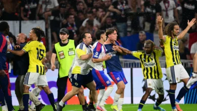 استفزاز واشتباك وفوضى بعد تأهل فنربخشة إلى دوري أبطال أوروبا (فيديو)