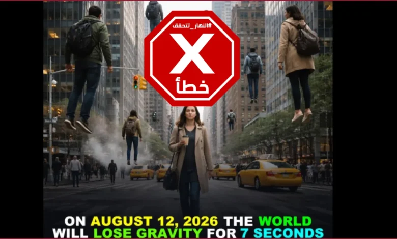 الأرض بلا جاذبية لـ7 ثوان في 12 آب 2026... ما القصة؟ النهار تتحقق FactCheck