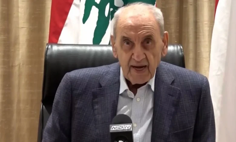 رئيس البرلمان اللبناني: المطلوب إسرائيليا هو الفتنة ولبنان مستهدف بسلمه الأهلي
