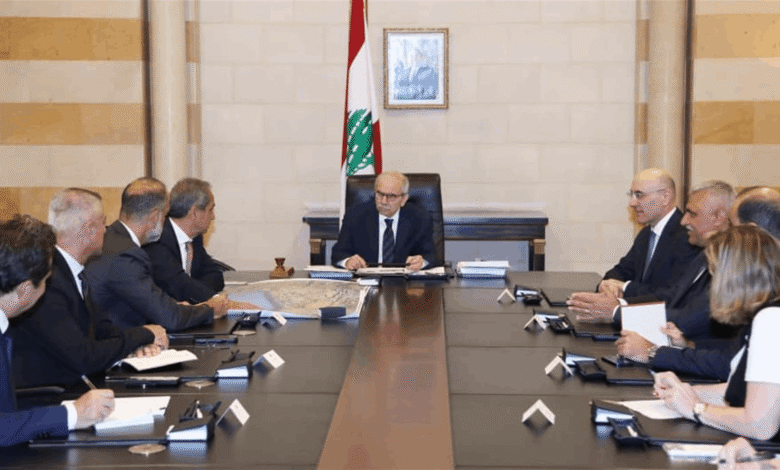 في السراي.. اجتماعٌ تابع التحضيرات المتعلقة بعبور النفط الخام والمشتقات النفطية العراقية عبر لبنان
