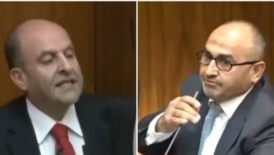 سجال حاد في مجلس النواب.. الحشيمي لسليم عون: بدك قلك ليش بنطّ؟