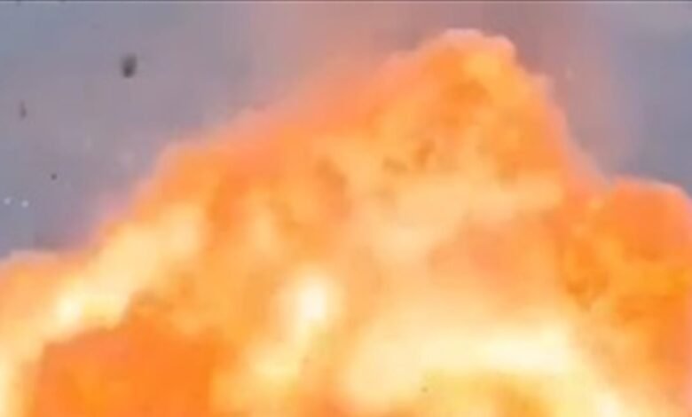 بالفيديو... إنفجار كبير في مصنع ذخيرة قرب روما