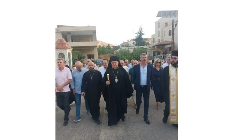 رأس بعلبك إحتفلت بعيد انتقال السيدة العذراء