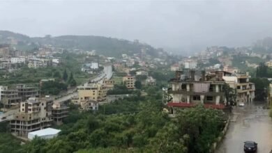 في لبنان.. "أمطار" في عزّ آب!