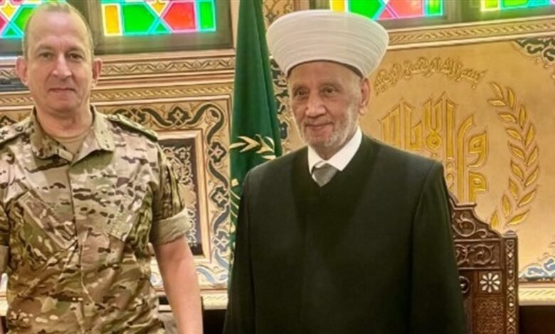 المفتي دريان استقبل هيكل وأكّد وقوفه إلى جانب الجيش