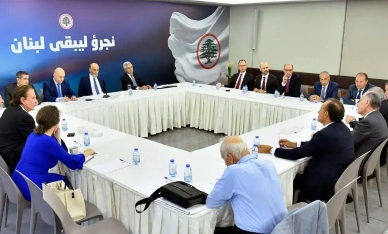 جعجع استقبل وفد فريق العمل الأميركي من أجل لبنان غابرييل: نغادر لبنان ونحن أكثر تفاؤلاً