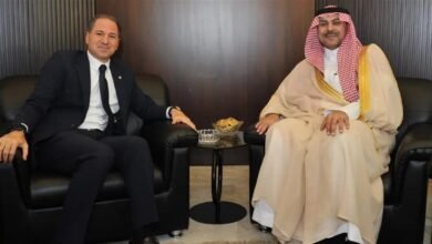 الجميّّل استقبل السفير السعودي الجديد