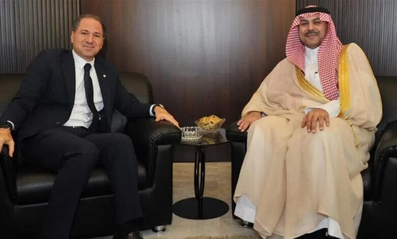 الجميّّل استقبل السفير السعودي الجديد