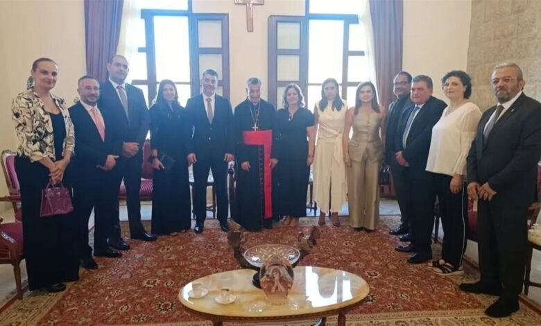 الراعي التقى وفداً من نقابة الصيادلة في الديمان