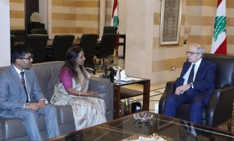 سلام استقبل نائبة وزير الشؤون الخارجية الهندية ووفداً من "متعاقدي اللبنانية"
