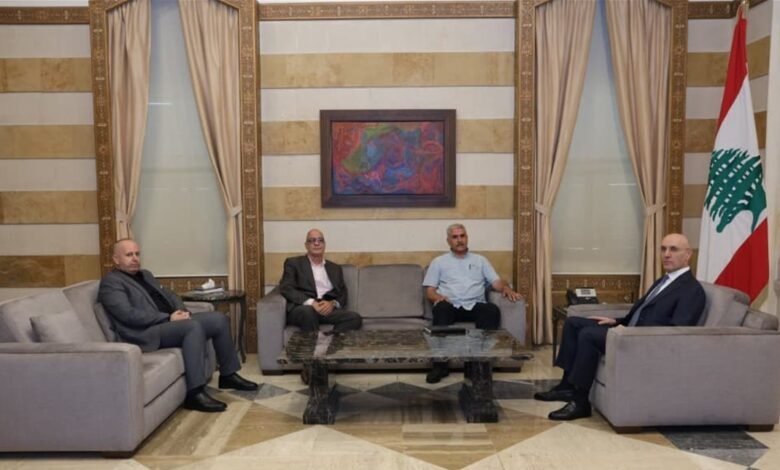 وزير الداخلية استقبل أبو فاعور والصايغ وعرض مع وفد من بريتال شؤونا إنمائية
