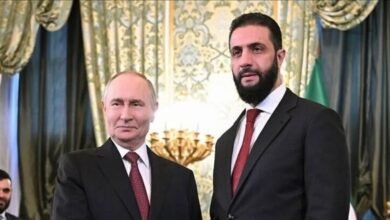 بوتين اتصل بالشرع.. وتأكيد على وحدة سوريا وسلامة أراضيها