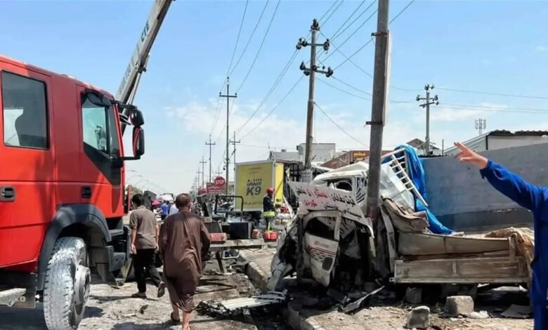 مقتل 4 أشخاص وإصابة 8 آخرين في حادث مروع في أربيل