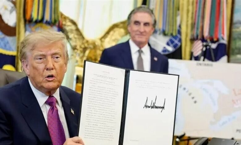 في تطور جديد.. ترامب يغيّر اسم بحيرة أونتاريو إلى "بحيرة أميركا"