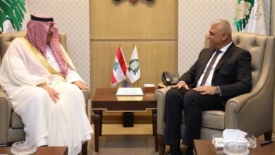 اللواء شقير استقبل السفير السعودي في زيارة تعارف