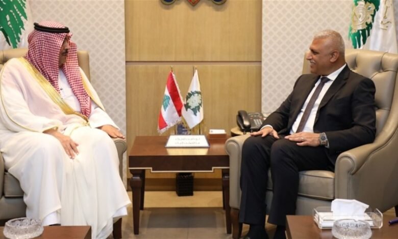 اللواء شقير استقبل السفير السعودي في زيارة تعارف