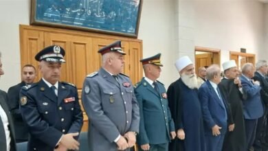 شيخ العقل ترأس وفداً لتشييع رئيس الأركان السابق اللواء رياض تقي الدين في بعقلين