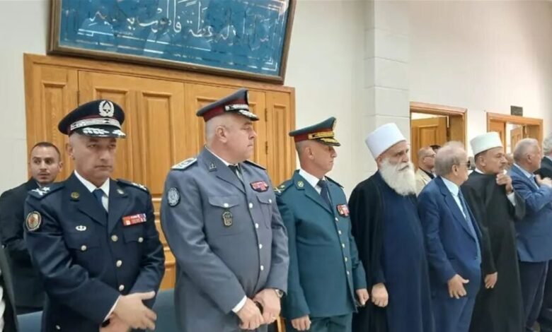 شيخ العقل ترأس وفداً لتشييع رئيس الأركان السابق اللواء رياض تقي الدين في بعقلين