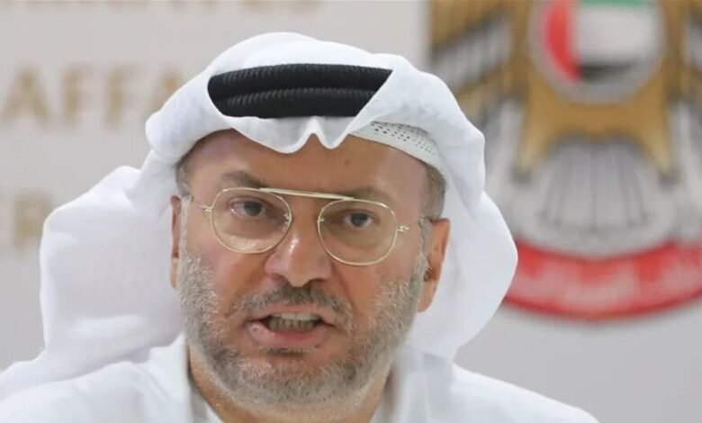 قرقاش: حالة اللاحرب واللاسلم لا يمكن أن تكون حلا مستداما