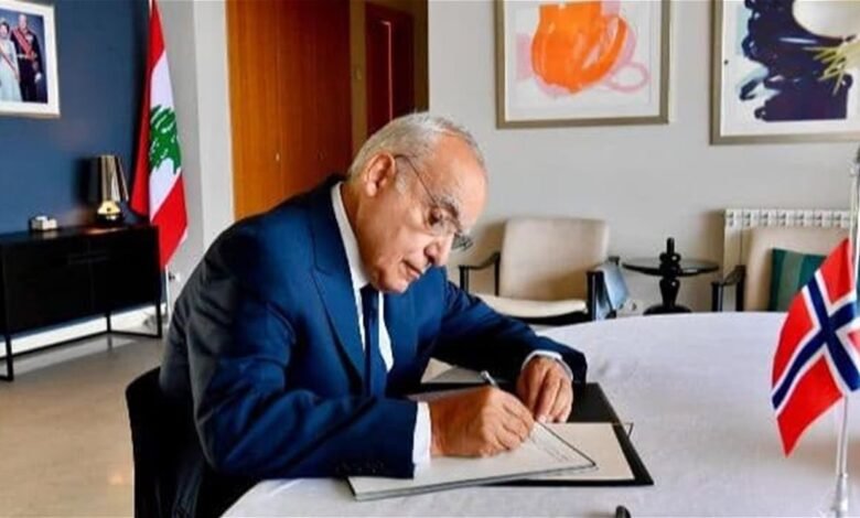 سلامة عزى بإسم عون بملك النرويج: عمل طوال عهده المديد على ترسيخ قيم الانفتاح والتنوّع