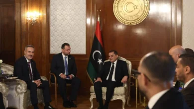 فيدان يبحث مع قادة ليبيا سبل دعم الاستقرار وتوحيد مؤسسات الدولة