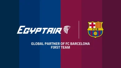 برشلونة يعلن شراكة كبرى مع مصر للطيران