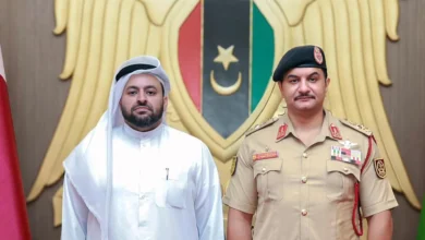 وزير قطري يلتقي صدام حفتر في بنغازي دعما لتسوية شاملة بليبيا