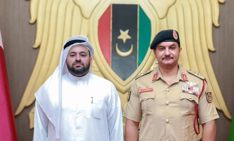 وزير قطري يلتقي صدام حفتر في بنغازي دعما لتسوية شاملة بليبيا