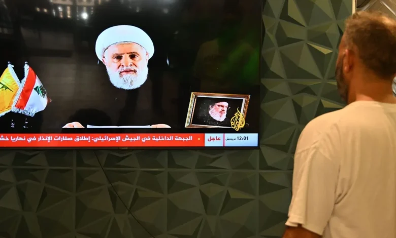 نعيم قاسم مستعيناً بمقالة غير موجودة كتبها إسرائيلي غير موجود!