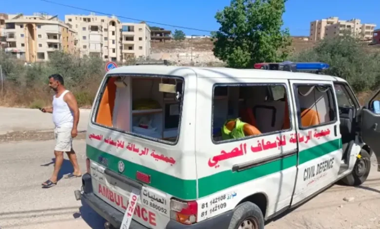 إسرائيل تواصل خروقاتها جنوبي لبنان... غارة على النبطية واستهداف فرق إسعافية