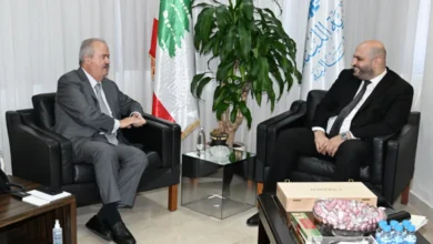 لبنان... جابر يبحث مع ناصر الدين في تأمين الاعتمادات والنفقات المرتبطة بالقطاع الصحي