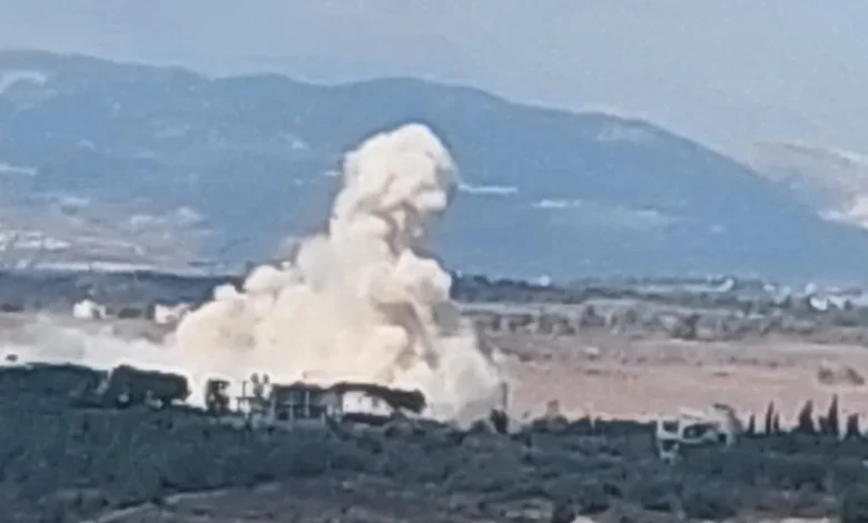 بالفيديو- انهيار جزء من جبل القنطرة جنوبي لبنان بسبب التفجيرات الإسرائيلية