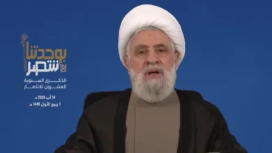 نعيم قاسم: الاتفاق الإطاري وضع لبنان تحت الوصاية الأمريكية