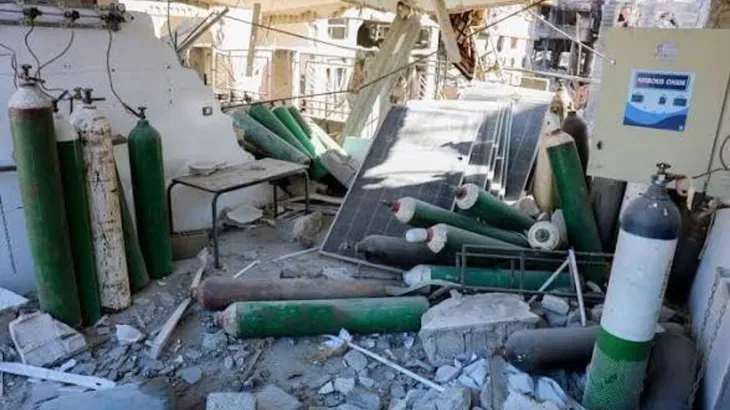 الشلل التام لإمدادات الأكسجين يهدد مستشفيات غزة