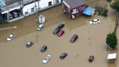 8 قتلى وآلاف العالقين بمطار في اليابان بسبب الأمطار