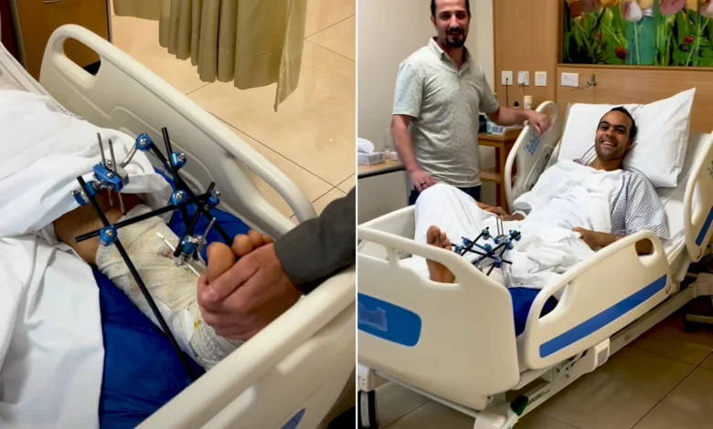 "شكرا للنشامى".. إشادات واسعة بجهود إنقاذ أردنية أعادت ساق شاب مصري