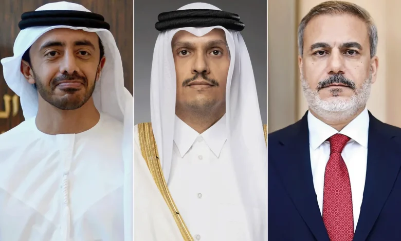 قطر تبحث مع تركيا والإمارات خفض التصعيد وأمن المنطقة