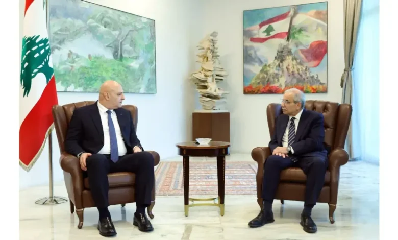عون وسلام يبحثان تطورات الجنوب وموازنة 2027 والجلسة الحكومية