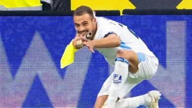 طرد لاعب إسرائيلي بسبب طريقة احتفاله أمام النمسا