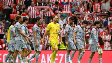 أتلتيكو مدريد يتلقى صفعة قوية من أتلتيك بلباو في الدوري الإسباني