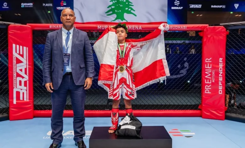اللبناني إلياس غياض يحقّق إنجازاً عالمياً في MMA عن عمر 11 عاماً