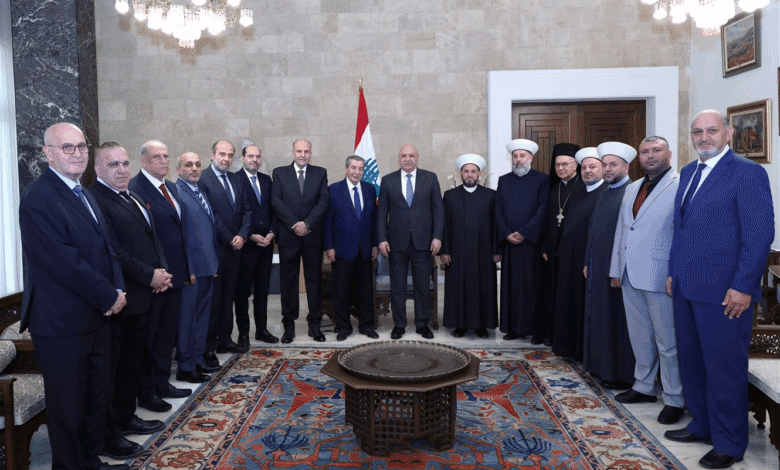 عون أثنى على خطاب بري في ذكرى تغييب الصدر: مواجهة التحديات لا تكون إلا بالوحدة الوطنية