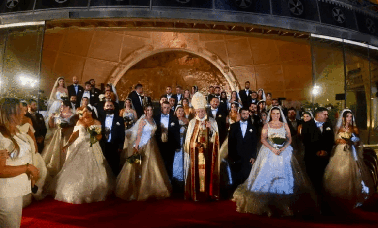 "عرس جماعي" في بكركي.. الراعي: إنشاء عائلة هو فعل إيمان بالمستقبل