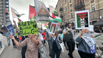 مظاهرات دعما لفلسطين في أوروبا.. وطيارات ورقية من أجل أطفال غزة
