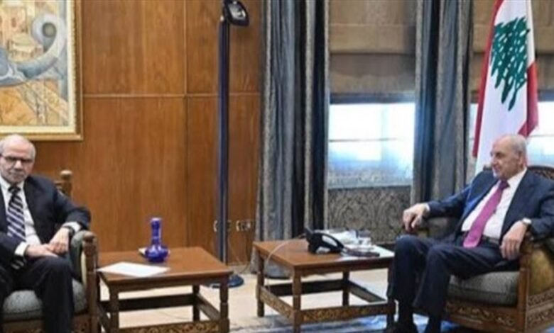 في عين التينة.. بري يلتقي سلام