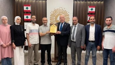 دبوسي التقى وفد المعهد العالي للدكتوراه للتعاون بين الجامعة اللبنانية ومختبرات غرفة طرابلس الكبرى