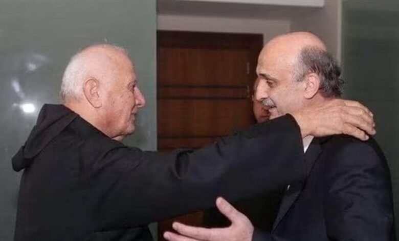 جعجع ينعى الاباتي بولس نعمان